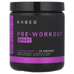 Передтренувальний комплекс Kaged Muscle Pre-Workout Sport 270 г, Glacier Grape Kaged Muscle