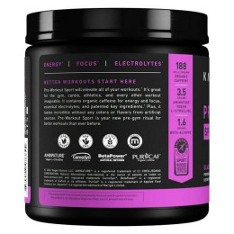 Передтренувальний комплекс Kaged Muscle Pre-Workout Sport 270 г, Glacier Grape Kaged Muscle