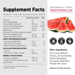 Передтренувальний комплекс Kaged Muscle Pre-Workout Sport 260 г, Watermelon Kaged Muscle