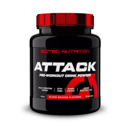Передтренувальний комплекс Scitec Nutrition Attack 416 г, Blood orange Scitec Nutrition