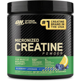 Креатин моногідрат Optimum Nutrition Creatine Micronized Powder 360 г, Blueberry Lemonade Optimum Nutrition