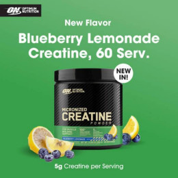Креатин моногідрат Optimum Nutrition Creatine Micronized Powder 360 г, Blueberry Lemonade Optimum Nutrition