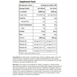 Жироспалювач Amix Nutrition Carnitine 100.000 1000 мл, Lemon-Lime Amix Nutrition