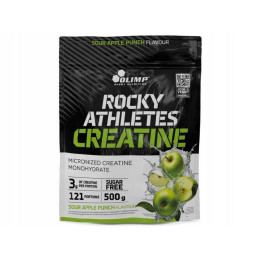 Креатин моногідрат Olimp Rocky Athletes Creatine 500 г, Apple punch Olimp
