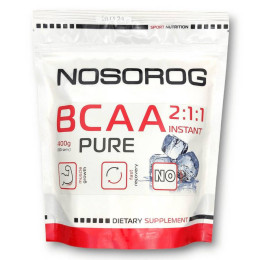 Амінокислотний комплекс Nosorog Nutrition BCAA 211 400 г (Натуральний) NOSOROG