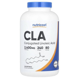 Жироспалювач Nutricost CLA, 240 Softgels (800 mg per Softgel)