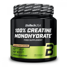 Креатин моногідрат Biotech 100% Creatine Mono 300g (Neon citrus) BioTech