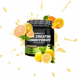 Креатин моногідрат Biotech 100% Creatine Mono 300g (Neon citrus) BioTech