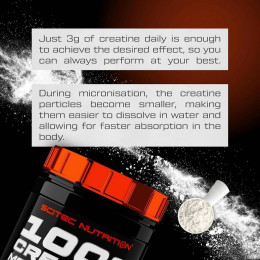 Креатин моногідрат Scitec Nutrition Creatine monohydrate 100% 300 g (Mint-lime) Scitec Nutrition