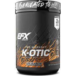 Передтренувальна формула Efx K-otic® Pre-Workout 500 g (Orange Mango) Ground EFX