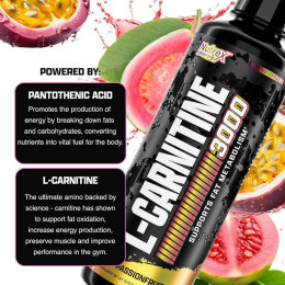 L-карнітин Nutrex Liquid Carnitine 3000 473 ml (Passionfruit Guava) Nutrex