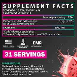 L-карнітин Nutrex Liquid Carnitine 3000 473 ml (Strawberry Watermelon) Nutrex