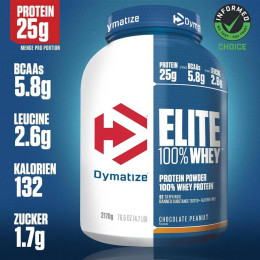 Протеїн Dymatize Elite Whey 2170 г, Chocolate Peanut Dymatize Nutrition