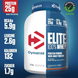 Протеїн Dymatize Nutrition Elite Whey 2170 г, Chocolate Fudge Dymatize Nutrition