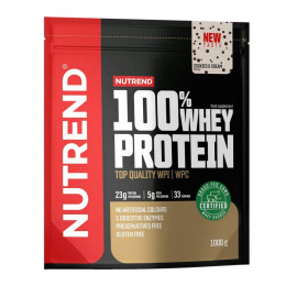 Протеїн Nutrend 100% Whey Protein 1000g (Cookies cream) Nutrend