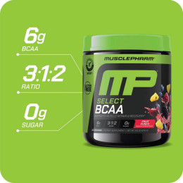 Комплекс амінокислот Muscle Pharm Select BCAA 225 g (Blue Raspberry) MusclePharm