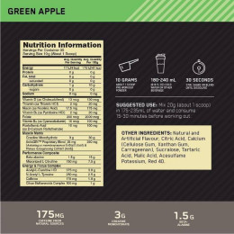 Передтренувальна формула Optimum Nutrition Pre-Workout 300g (Green Apple) Optimum Nutrition
