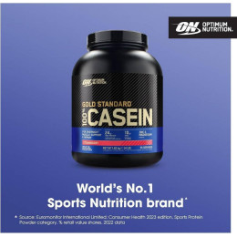 Протеїн Optimum Nutrition Casein Protein 100% 1818g (Полуниця) EU Optimum Nutrition