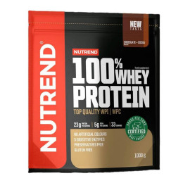 Протеїн Nutrend 100% Whey Protein 1000g (Chocolate+cocoa) Nutrend
