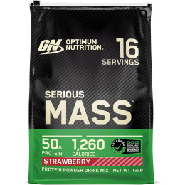Гейнер Optimum Nutrition Serious Mass 5455g (Strawberry) EU Optimum Nutrition