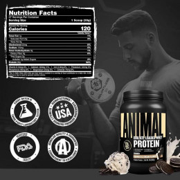 Протеїн Universal Animal Isolate Loaded Whey Protein 907g (Cookies cream) Universal