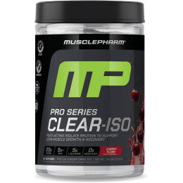 Протеїн Muscle Pharm Pro Series Clear-ISO Protein Powder Drink Mix 520 г, Cherry Slush MusclePharm