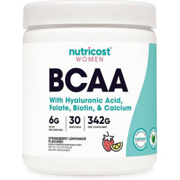 Амінокислотний комплекс Nutricost Women, BCAA 342 g (Strawberry Lemonade)