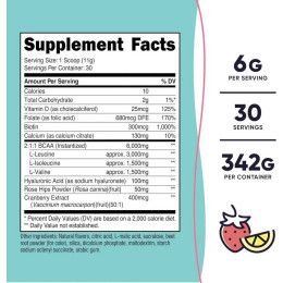 Амінокислотний комплекс Nutricost Women, BCAA 342 g (Strawberry Lemonade)