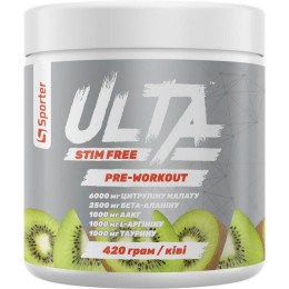 Передтренувальний комплекс Sporter Ulta stim free - 420 г (Ківі) Sporter