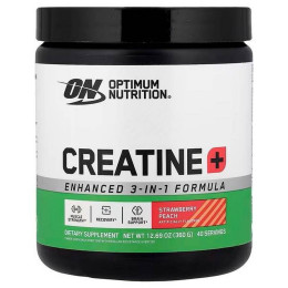 Креатин Optimum Nutrition Creatine+ 360 г, Strawberry Peach Optimum Nutrition