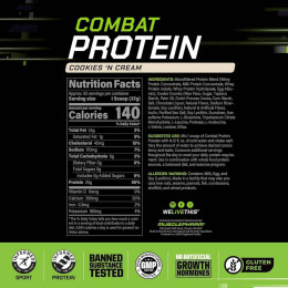 Протеїн Muscle Pharm Combat® Protein 1900g (Cookies 'N' Cream) MusclePharm
