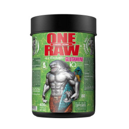 Глютамін Zoomad Labs Raw One Glutamine 400 г, Cherry