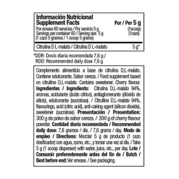 Цитрулін малат Zoomad Labs Raw One L-Citrulline Malate 300 г, Pure