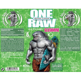 Глютамін Raw Zoomad Labs One Glutamine 400 г, Pure