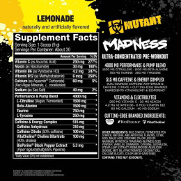 Передтренувальний комплекс Mutant Madness — 270 g (Roadside Lemonade) Mutant