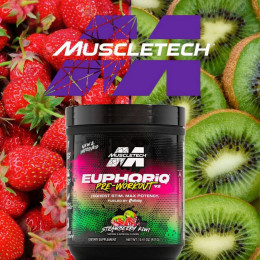 Передтренувальний комплекс MuscleTech EuphoriQ® Pre-Workout V2 437 g (Strawberry Kiwi) Muscletech
