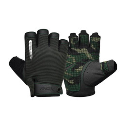 RDX RDX T2 Half Army Gloves Green (M size)
