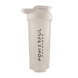 Powerful Progress Shaker With Metall Ball (750 ml, white)