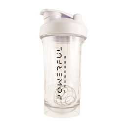 Powerful Progress Shaker With Metall Ball (500 ml, white)