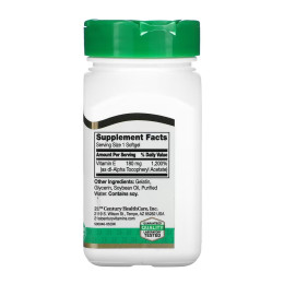 E 180 mg (400IU) - 110 softgels 21st Century