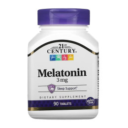 Melatonin 3 mg - 90 tabs 21st Century
