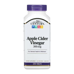 Apple Cider Vinegar 300mg - 250 tabs 21st Century