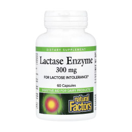 Lactase Enzyme - 60 caps Natural Factors