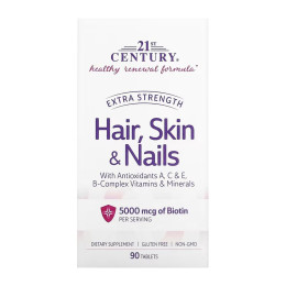Hair, Skin & Nails Extra Strength - 90 tabs 21st Century