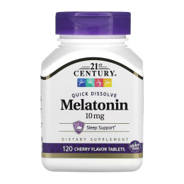 Melatonin 10 mg Quick Dissolve - 120 tabs 21st Century