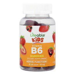 Vitamin B6 Kids - 60 gummies Lifeable
