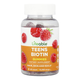 Biotin Teens - 60 gummies Lifeable