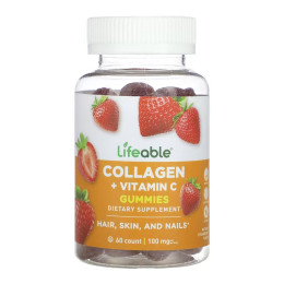 Collagen + Vitamin C Adult - 60 gummies Lifeable