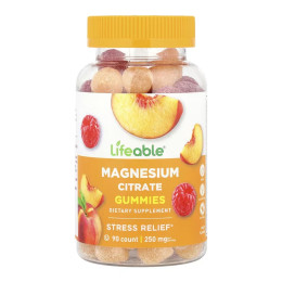 Magnesium Citrate 250mg Adult - 90 gummies Lifeable