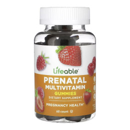 Prenatal Multivitamin Adult - 60 gummies Lifeable